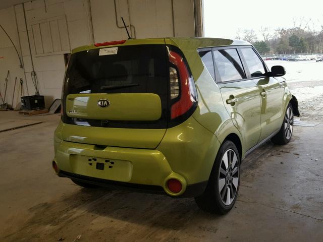 KNDJX3A56E7709719 - 2014 KIA SOUL ! GREEN photo 4