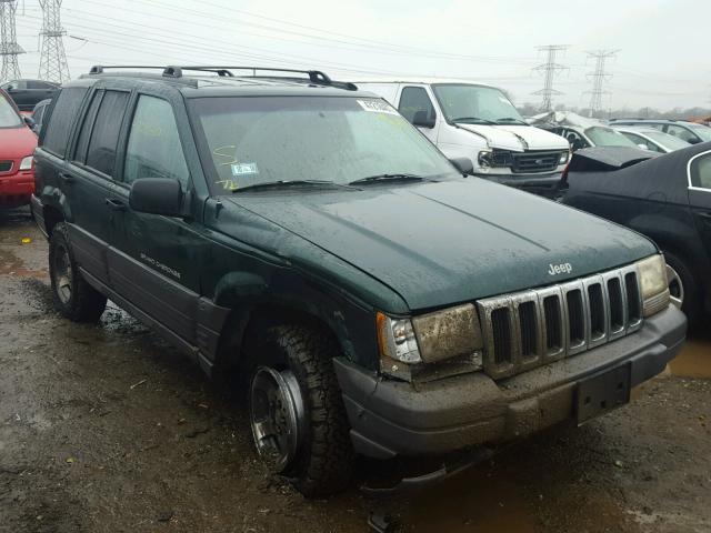 1J4GZ58S6WC322828 - 1998 JEEP GRAND CHER GREEN photo 1