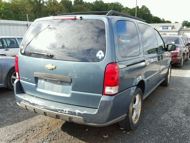 1GNDV23137D109338 - 2007 CHEVROLET UPLANDER L ტალღისფერი ფოტო 4