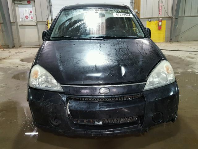 JS2RA41S535171383 - 2003 SUZUKI AERIO S BLACK photo 9