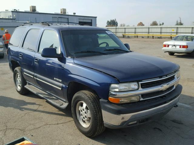 1GNEC13T61R225746 - 2001 CHEVROLET TAHOE C150 BLUE photo 1