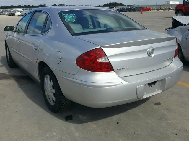 2G4WC532751261564 - 2005 BUICK LACROSSE C SILVER photo 3