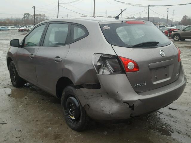 JN8AS58V18W141586 - 2008 NISSAN ROGUE S GRAY photo 3