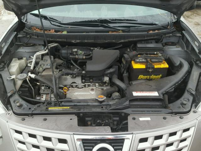 JN8AS58V18W141586 - 2008 NISSAN ROGUE S GRAY photo 7