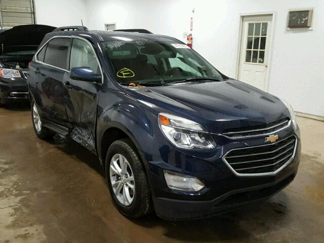 2GNALCEK6H6277463 - 2017 CHEVROLET EQUINOX LT BLUE photo 1