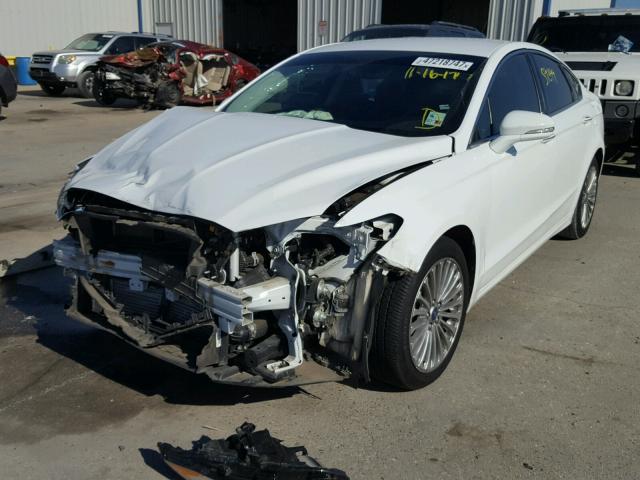 3FA6P0K91FR265364 - 2015 FORD FUSION TIT WHITE photo 2