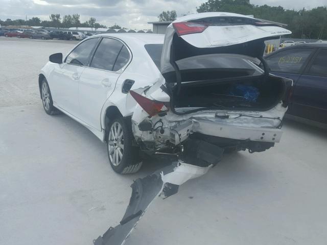 JTHCE1BL3D5014798 - 2013 LEXUS GS 350 WHITE photo 3