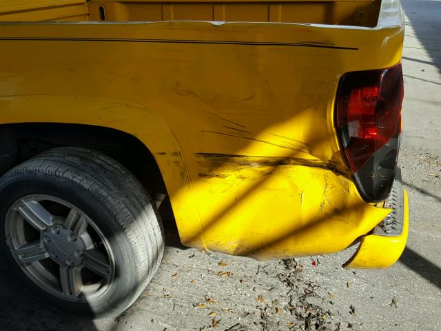 1GCCS146748110370 - 2004 CHEVROLET COLORADO YELLOW photo 10