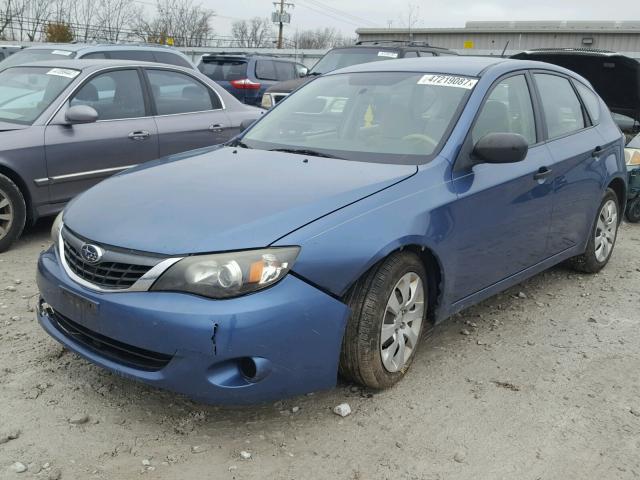 JF1GH61698H835806 - 2008 SUBARU IMPREZA 2. BLUE photo 2