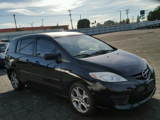 JM1CR29L090344338 - 2009 MAZDA 5 BLACK photo 1