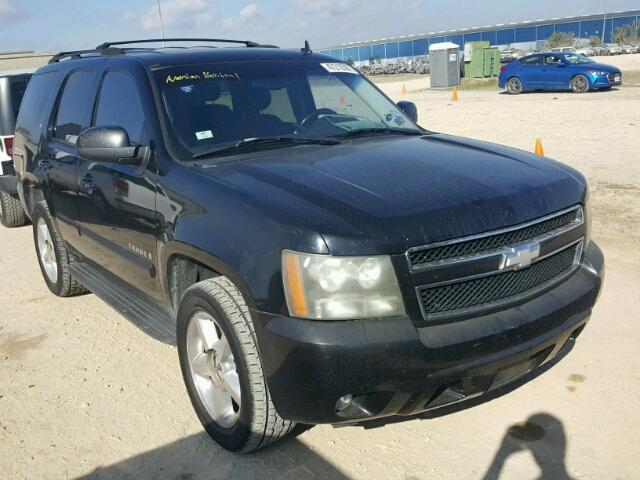 1GNFC13J37R213307 - 2007 CHEVROLET TAHOE C150 BLACK photo 1