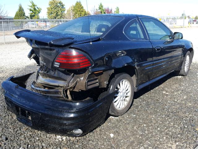 1G2NG12E3YM742675 - 2000 PONTIAC GRAND AM S შავი ფოტო 4