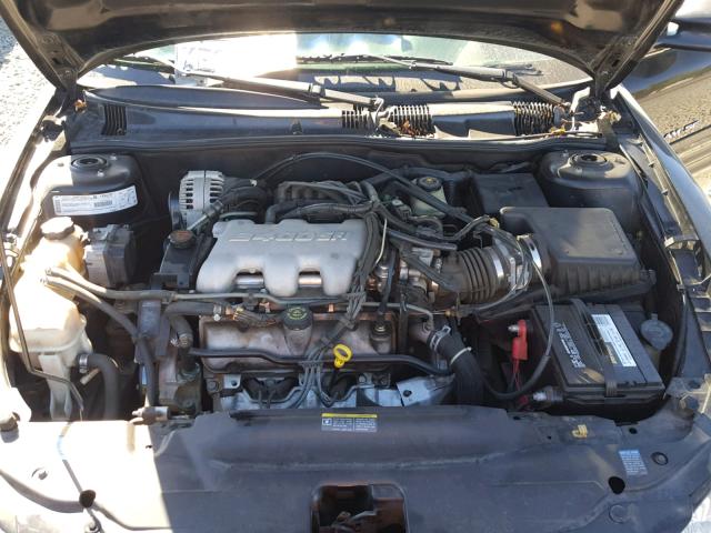 1G2NG12E3YM742675 - 2000 PONTIAC GRAND AM S შავი ფოტო 7