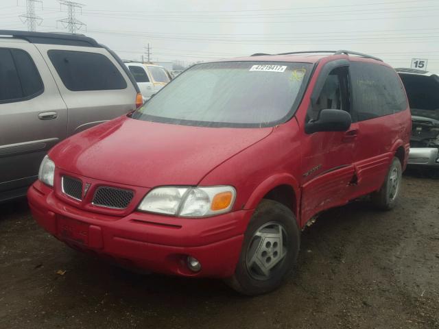 1GMDU06E3VD109184 - 1997 PONTIAC TRANS SPOR RED photo 2