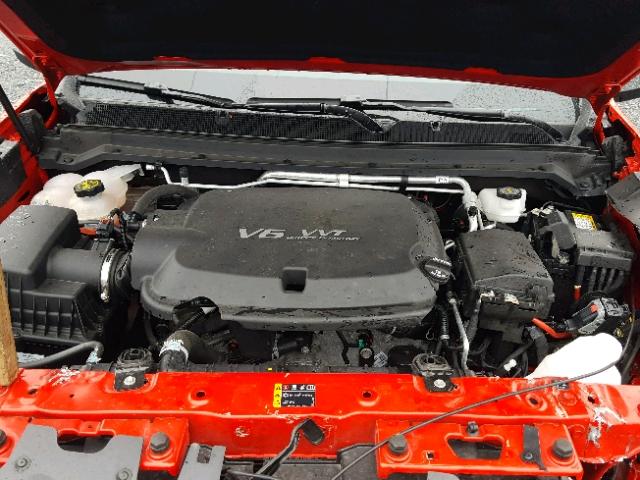 1GCGTCENXJ1145795 - 2018 CHEVROLET COLORADO L RED photo 7