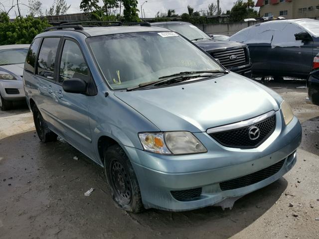 JM3LW28A730343629 - 2003 MAZDA MPV TEAL photo 1