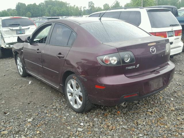 JM1BK323371636041 - 2007 MAZDA 3 PURPLE photo 3