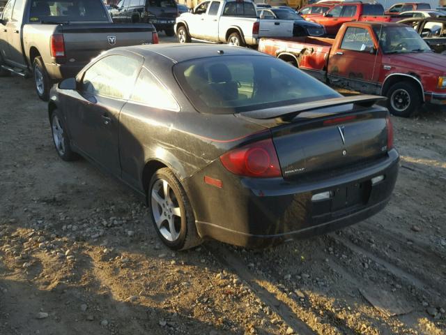 1G2AN15B777189077 - 2007 PONTIAC G5 GT BLACK photo 3