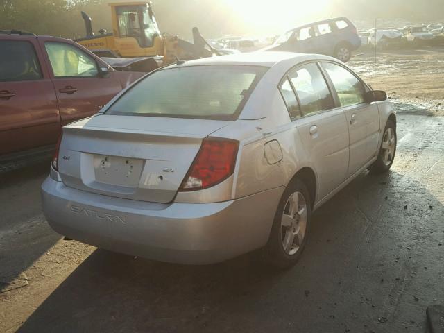 1G8AK55B07Z108026 - 2007 SATURN ION LEVEL SILVER photo 4
