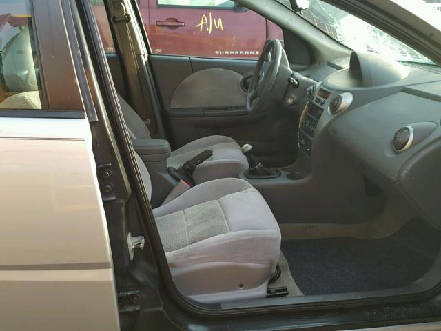 1G8AK55B07Z108026 - 2007 SATURN ION LEVEL SILVER photo 5