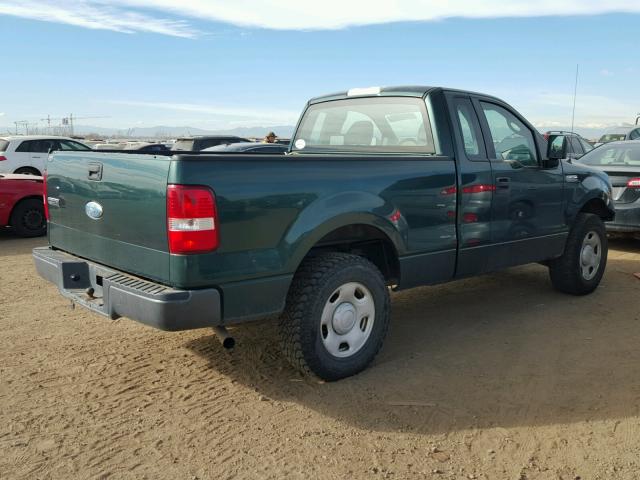 1FTRF12257NA03290 - 2007 FORD F150 BLACK photo 4