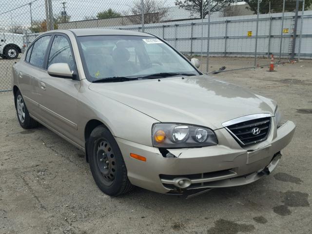 KMHDN46D76U264544 - 2006 HYUNDAI ELANTRA GL BEIGE photo 1