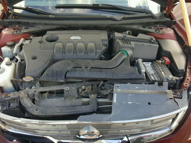 1N4AL2AP9CC164925 - 2012 NISSAN ALTIMA BAS MAROON photo 7