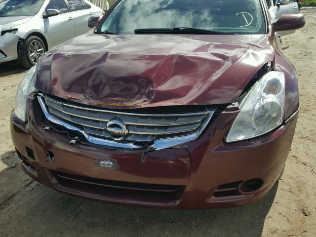 1N4AL2AP9CC164925 - 2012 NISSAN ALTIMA BAS MAROON photo 9