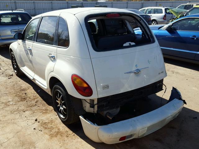 3C8FY68855T502074 - 2005 CHRYSLER PT CRUISER WHITE photo 3