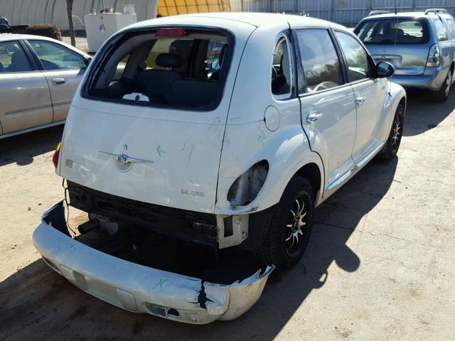 3C8FY68855T502074 - 2005 CHRYSLER PT CRUISER WHITE photo 4