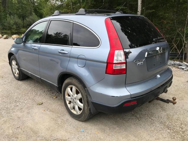 5J6RE48748L032620 - 2008 HONDA CR-V EXL BLUE photo 3