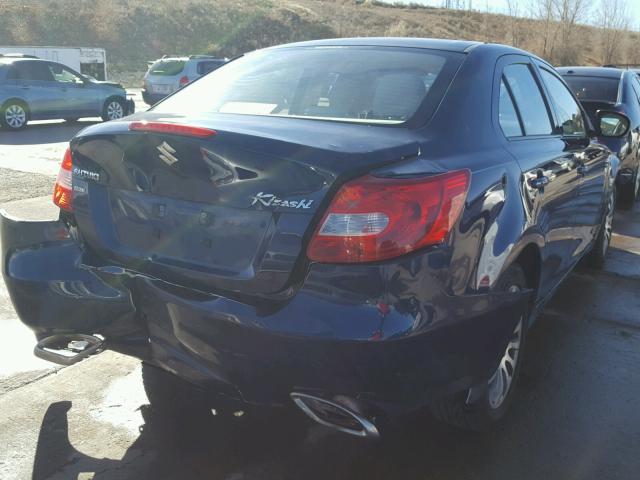 JS2RF9A36A6100188 - 2010 SUZUKI KIZASHI SE BLUE photo 4