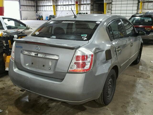 3N1AB6AP7BL664320 - 2011 NISSAN SENTRA 2.0 GRAY photo 4