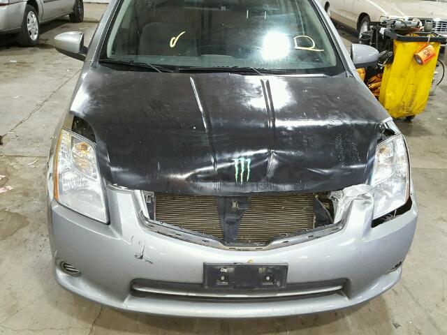 3N1AB6AP7BL664320 - 2011 NISSAN SENTRA 2.0 GRAY photo 9