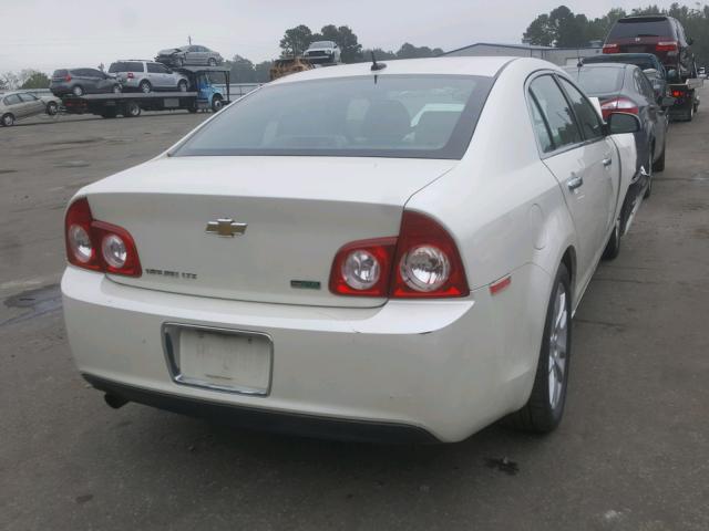 1G1ZE5EU7BF306560 - 2011 CHEVROLET MALIBU LTZ 奶油色 照片 4