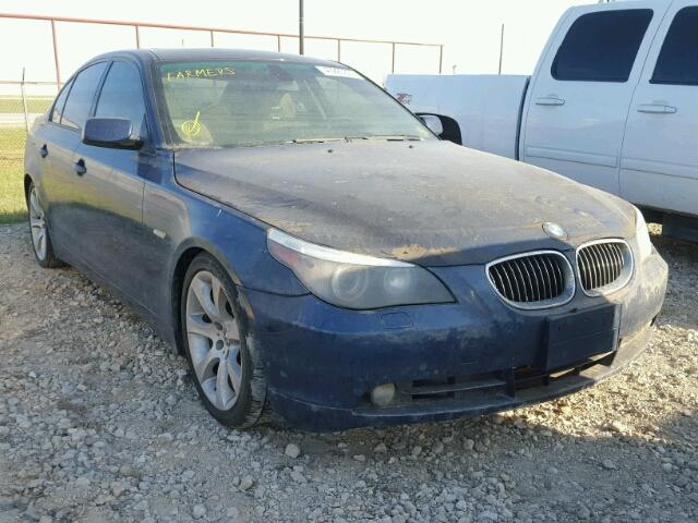 WBANB33594B113848 - 2004 BMW 545 I BLUE photo 1