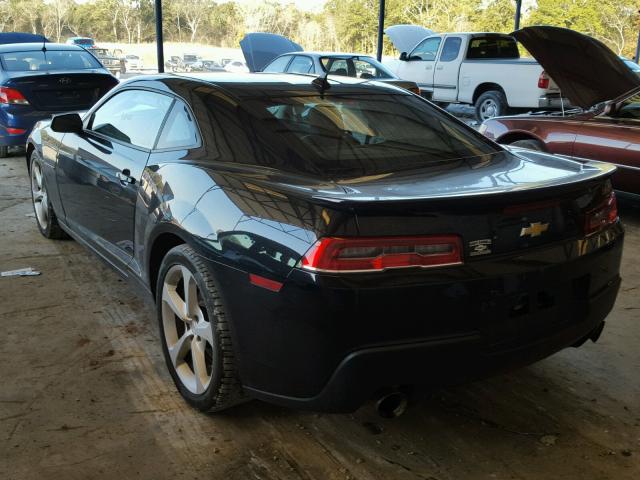 2G1FD1E36F9272017 - 2015 CHEVROLET CAMARO LT BLACK photo 3