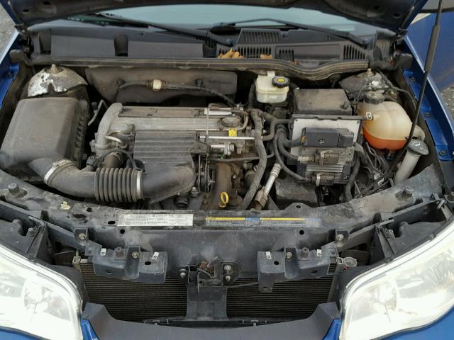 1G8AW12F54Z164785 - 2004 SATURN ION LEVEL BLUE photo 7