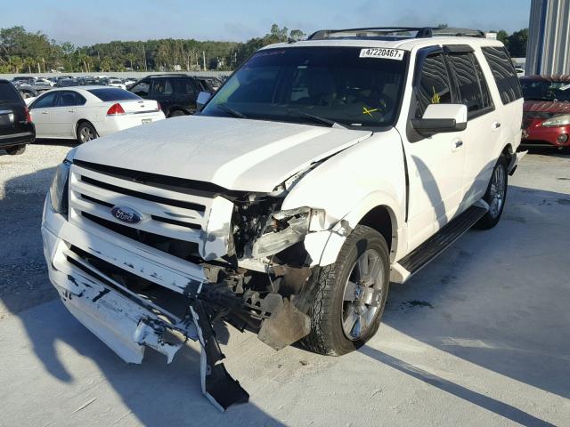 1FMFU19529EB27329 - 2009 FORD EXPEDITION WHITE photo 2