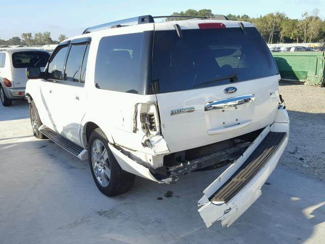 1FMFU19529EB27329 - 2009 FORD EXPEDITION WHITE photo 3