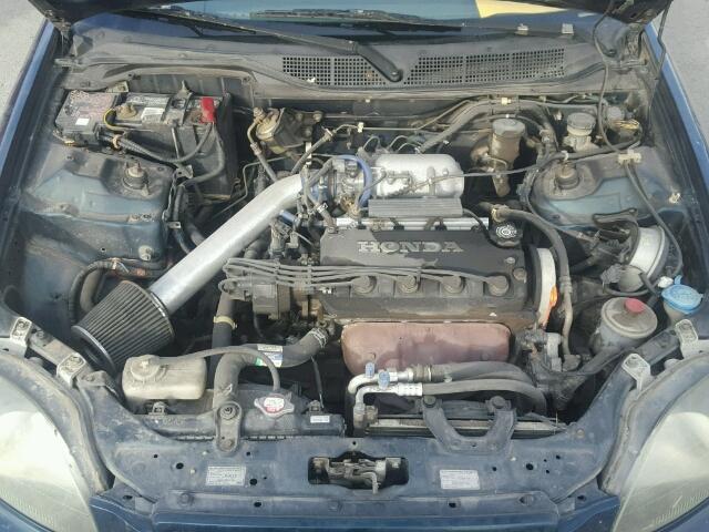 1HGEJ8148TL000786 - 1996 HONDA CIVIC EX 绿色 照片 7