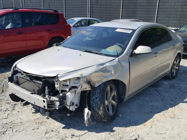 1G1ZC5E15BF252140 - 2011 CHEVROLET MALIBU 1LT GOLD photo 2