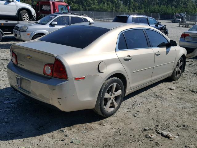 1G1ZC5E15BF252140 - 2011 CHEVROLET MALIBU 1LT GOLD photo 4