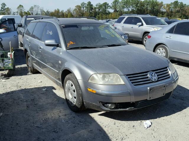 WVWVD63B61E259669 - 2001 VOLKSWAGEN PASSAT GLS GRAY photo 1