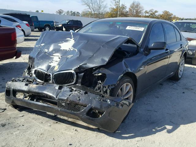 WBAHN83598DT78247 - 2008 BMW 750 LI BLACK photo 2