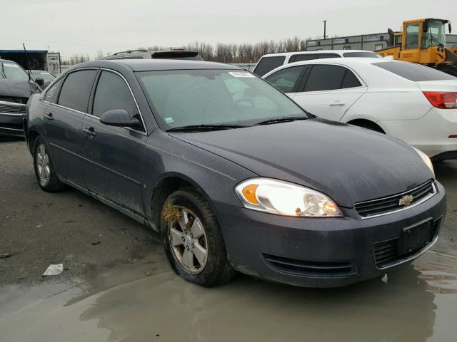 2G1WT58N189122309 - 2008 CHEVROLET IMPALA LT GRAY photo 1