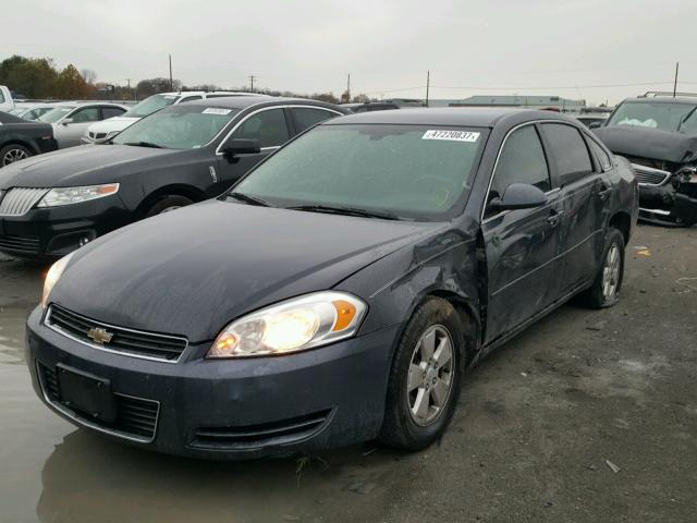 2G1WT58N189122309 - 2008 CHEVROLET IMPALA LT GRAY photo 2