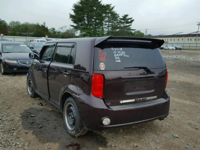 JTLZE4FEXA1113263 - 2010 TOYOTA SCION XB Марун фото 3