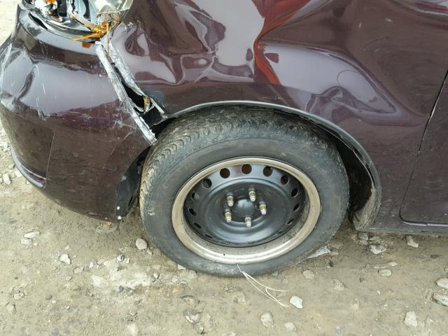 JTLZE4FEXA1113263 - 2010 TOYOTA SCION XB Марун фото 9