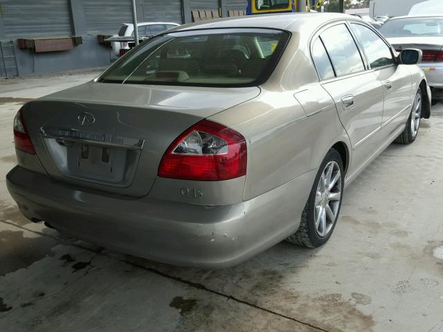 JNKBF01A94M500024 - 2004 INFINITI Q45 GRAY photo 4